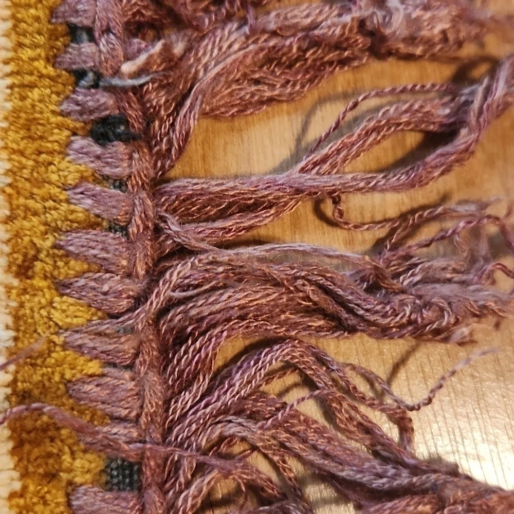 Mid Century Tapestry with Fringe Revolutionary War